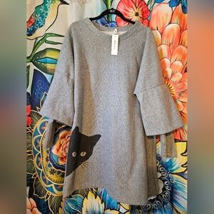 3xl Order Plus wool cat dress